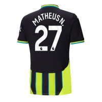 Manchester City Matheus Nunes #27 Fußballbekleidung Auswärtstrikot 2024-25 Kurzarm